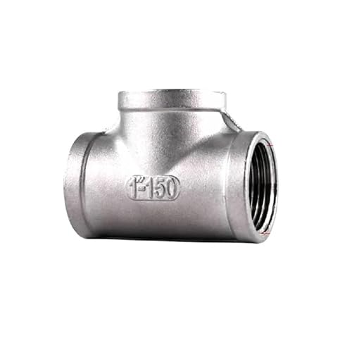 DN8/DN15/DN40 3-Wege-T-Rohrverschraubung, Außengewinde und Innengewinde, 1/4 Zoll, 1/2 Zoll, 3/4 Zoll, 1 Zoll, 1-1/4 Zoll, 1-1/2 Zoll Gewinde, 304 Edelstahl, RNUMLIGH(F x F x F,1 cm) 1/10 mm. 0,2 cm) von RNUMLIGH