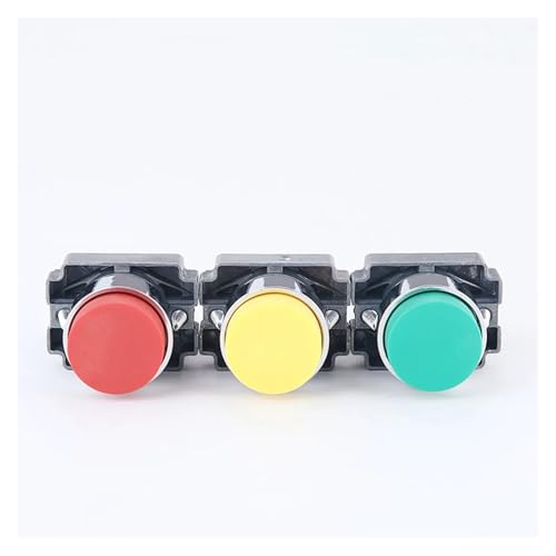 Momentary self-Reset push button switch XB2-BL21 black, 1 normally open RNUMLIGH von RNUMLIGH