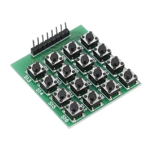 RNUMLIGH 1 PCS 4X4 Matrix Keyboard, Switch, 16 Keys, Single-chip Computer External Expansion Keyboard Module RNUMLIGH 1 PCS 4X4 Matrix Keyboard, Switch, 16 Keys, Single-chip Computer External Expansion Keyboard Module von RNUMLIGH