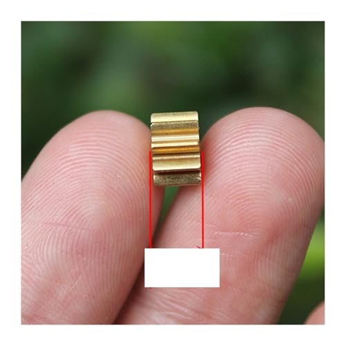 RNUMLIGH 2pcs 0.7M Modulus Outer Diameter 8mm 9T Teeth Metal Copper Gear 1.98mm HoleFor Spindle 2mm Shaft RNUMLIGH 2pcs 0.7M Modulus Outer Diameter 8mm 9T Teeth Metal Copper Gear 1.98mm HoleFor Spindle 2mm Shaft von RNUMLIGH