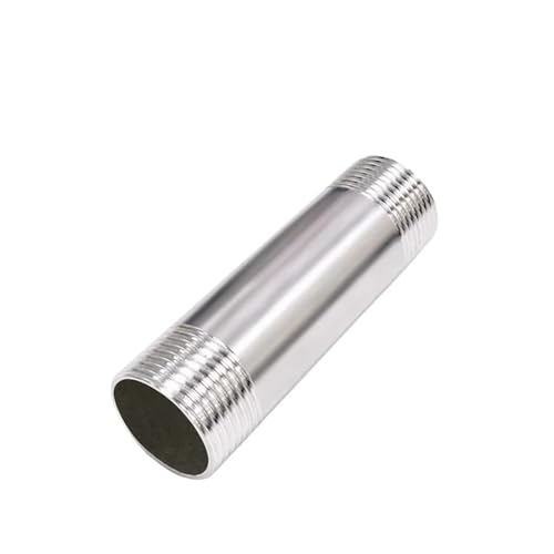 RNUMLIGH 304 Stainless Steel 1" BSP Male x Male Thread Extension Fitting 200mm Butt Joint Plumbing Fittings von RNUMLIGH