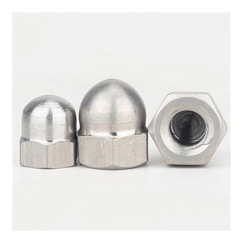RNUMLIGH TA2 M4 M5 M6 M8 M10 M12 M16 M20 Pure Nut Hex Head Cap Metric Dome Nut (M20 1PCS) von RNUMLIGH