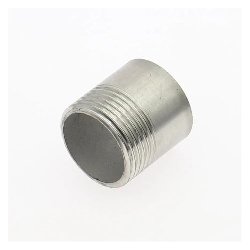 SS 304 Edelstahl-Wasserrohrverschraubung, 1/8 Zoll, 1/4 Zoll, 3/8 Zoll, 1/2 Zoll, 3/4 Zoll, 2,5 cm, 1-1/4 Zoll, 1-1/2 Zoll Außengewinde, gerades Rohrverschraubung, RNUMLIGHT (1T Außengewinde, DN100) 0 von RNUMLIGH