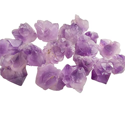 ZoCzkgzd Roher Naturstein, 100 g, unregelmäßiger Amethyst, Violett von RNUMLIGH
