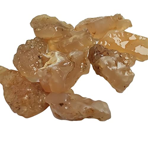 ZoCzkgzd natürlicher Chalcedon für Schmuckverarbeitung, Edelsteine, Heimdekoration, Steinsammlung von Exemplaren, 100 g von RNUMLIGH