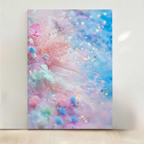 Abstrakt Diamond Painting, 5D Blume Diamond Painting Erwachsene Diamant Malerei DIY Steine Kristall Kunst Bastelnset Erwachsene Anfänger Set, zur Zimmer Wanddeko, Geschenke 30x40cm PjY3625 5-M von RNXAOPEN