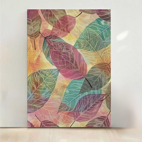 BläTter Diamond Painting, 5D Anlage Diamond Painting Erwachsene Diamant Malerei DIY Steine Kristall Kunst Bastelnset Erwachsene Anfänger Set, zur Zimmer Wanddeko, Geschenke 50x65cm PjY919 7-4 BläTter Diamond Painting, 5D Anlage Diamond Painting Erwachsene Diamant Malerei DIY Steine Kristall Kunst Bastelnset Erwachsene Anfänger Set, zur Zimmer Wanddeko, Geschenke 50x65cm PjY919 7-4 von RNXAOPEN
