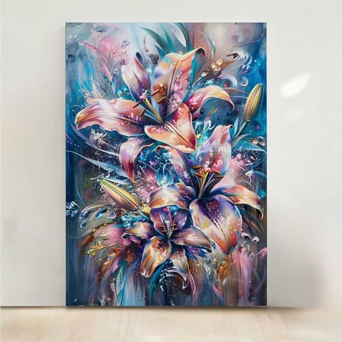 Blume Diamond Painting, 5D Blumen Diamond Painting Erwachsene Diamant Malerei DIY Steine Kristall Kunst Bastelnset Erwachsene Anfänger Set, zur Zimmer Wanddeko, Geschenke 80x100cm PjY1983 V-X Blume Diamond Painting, 5D Blumen Diamond Painting Erwachsene Diamant Malerei DIY Steine Kristall Kunst Bastelnset Erwachsene Anfänger Set, zur Zimmer Wanddeko, Geschenke 80x100cm PjY1983 V-X von RNXAOPEN