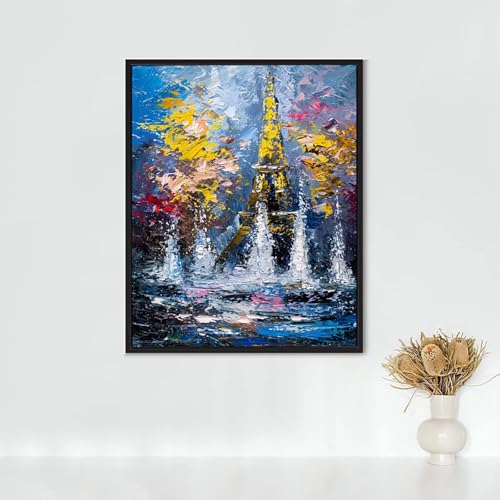 Diamond Painting Erwachsene Architektur Diamond Painting Eiffelturm DIY Vollbohrer Diamant Malerei Set, Diamant Kunst Malerei Stickerei Set, Wanddeko und Zimmer Deko, Geschenke 40x50cm PJY3 0-I Diamond Painting Erwachsene Architektur Diamond Painting Eiffelturm DIY Vollbohrer Diamant Malerei Set, Diamant Kunst Malerei Stickerei Set, Wanddeko und Zimmer Deko, Geschenke 40x50cm PJY3 0-I von RNXAOPEN