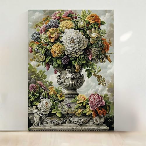 Diamond Painting Erwachsene Blume Diamant Painting Bilder Blumen 5D DIY Mosaikherstellung Basteln Erwachsene Anfänger Set für Heim Schlafzimmer Deko Wohnzimmer, Geschenke für Frauen 50x65cm PjY614 G-U Diamond Painting Erwachsene Blume Diamant Painting Bilder Blumen 5D DIY Mosaikherstellung Basteln Erwachsene Anfänger Set für Heim Schlafzimmer Deko Wohnzimmer, Geschenke für Frauen 50x65cm PjY614 G-U von RNXAOPEN