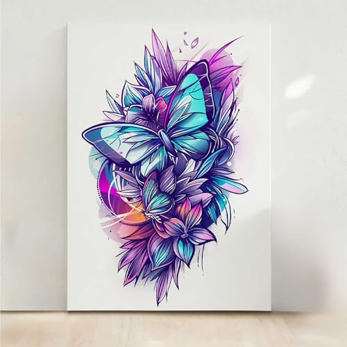 Diamond Painting Erwachsene Blume Diamant Painting Bilder Schmetterling 5D DIY Mosaikherstellung Basteln Erwachsene Anfänger Set für Heim Schlafzimmer Deko Wohnzimmer, Geschenke 40x50CM PjY8634 S-9 Diamond Painting Erwachsene Blume Diamant Painting Bilder Schmetterling 5D DIY Mosaikherstellung Basteln Erwachsene Anfänger Set für Heim Schlafzimmer Deko Wohnzimmer, Geschenke 40x50CM PjY8634 S-9 von RNXAOPEN