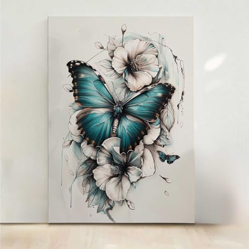 Diamond Painting Erwachsene Blume Diamant Painting Bilder Schmetterling 5D DIY Mosaikherstellung Basteln Erwachsene Anfänger Set für Heim Schlafzimmer Deko Wohnzimmer, Geschenke 40x50cm PjY8652 6-2 Diamond Painting Erwachsene Blume Diamant Painting Bilder Schmetterling 5D DIY Mosaikherstellung Basteln Erwachsene Anfänger Set für Heim Schlafzimmer Deko Wohnzimmer, Geschenke 40x50cm PjY8652 6-2 von RNXAOPEN