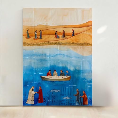 Diamond Painting Erwachsene Frau Diamant Painting Bilder Boot 5D DIY Mosaikherstellung Basteln Erwachsene Anfänger Set für Heim Schlafzimmer Deko Wohnzimmer, Geschenke für Frauen 30x40cm PjY7370 O-Q von RNXAOPEN