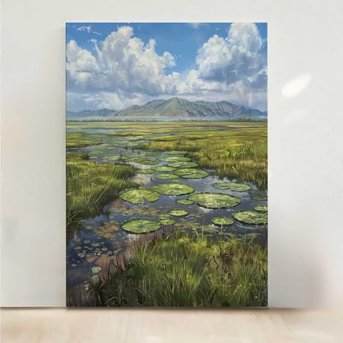 Diamond Painting Erwachsene Himmel Diamant Painting Bilder Landschaft 5D DIY Mosaikherstellung Basteln Erwachsene Anfänger Set für Heim Schlafzimmer Deko Wohnzimmer, Geschenke 70x95CM PjY7478 T-T von RNXAOPEN