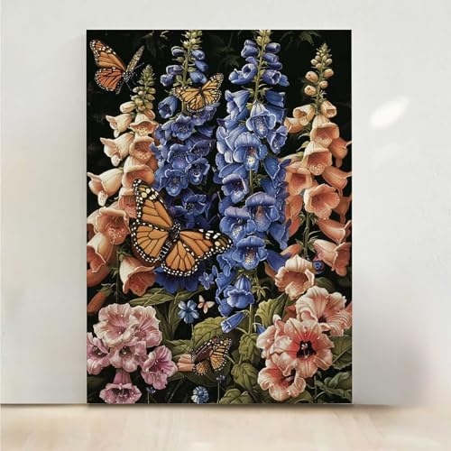 Diamond Painting Erwachsene Schmetterling Diamant Painting Bilder Blume 5D DIY Mosaikherstellung Basteln Erwachsene Anfänger Set für Heim Schlafzimmer Deko Wohnzimmer, Geschenke 30x40cm PjY7614 J-0 Diamond Painting Erwachsene Schmetterling Diamant Painting Bilder Blume 5D DIY Mosaikherstellung Basteln Erwachsene Anfänger Set für Heim Schlafzimmer Deko Wohnzimmer, Geschenke 30x40cm PjY7614 J-0 von RNXAOPEN