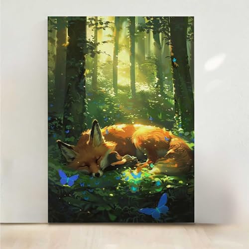 Diamond Painting Erwachsene Schmetterling Diamant Painting Bilder Fuchs 5D DIY Mosaikherstellung Basteln Erwachsene Anfänger Set für Heim Schlafzimmer Deko Wohnzimmer, Geschenke 40x50CM PjY7658 3-M Diamond Painting Erwachsene Schmetterling Diamant Painting Bilder Fuchs 5D DIY Mosaikherstellung Basteln Erwachsene Anfänger Set für Heim Schlafzimmer Deko Wohnzimmer, Geschenke 40x50CM PjY7658 3-M von RNXAOPEN