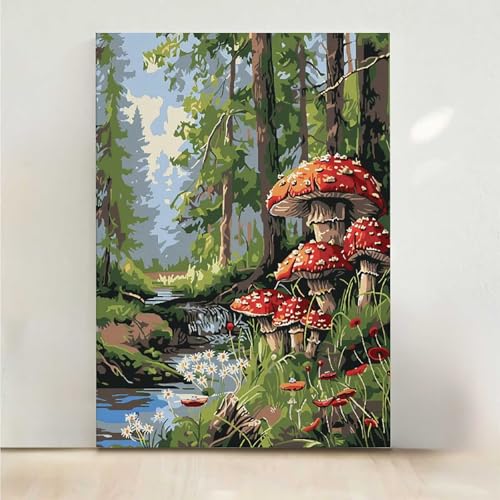 Diamond Painting Erwachsene Wald Diamant Painting Bilder Pilz 5D DIY Mosaikherstellung Basteln Erwachsene Anfänger Set für Heim Schlafzimmer Deko Wohnzimmer, Geschenke für Frauen 70x95cm PjY542 0-P Diamond Painting Erwachsene Wald Diamant Painting Bilder Pilz 5D DIY Mosaikherstellung Basteln Erwachsene Anfänger Set für Heim Schlafzimmer Deko Wohnzimmer, Geschenke für Frauen 70x95cm PjY542 0-P von RNXAOPEN