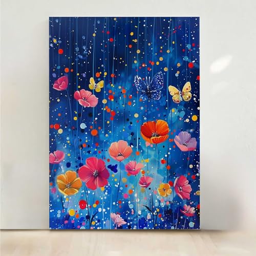 Katze Diamond Painting, 5D Blume Diamond Painting Erwachsene Diamant Malerei DIY Steine Kristall Kunst Bastelnset Erwachsene Anfänger Set, zur Zimmer Wanddeko, Geschenke für Frauen 30x40cm PjY2161 J-3 von RNXAOPEN