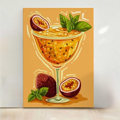 Obst Diamond Painting, 5D Tasse Diamond Painting Erwachsene Diamant Malerei DIY Steine Kristall Kunst Bastelnset Erwachsene Anfänger Set, zur Zimmer Wanddeko, Geschenke für Frauen 70x95CM PjY2915 N-N von RNXAOPEN