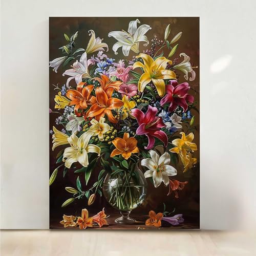 RNXAOPEN Blume Diamond Painting, 5D Blumen Diamond Painting Erwachsene Diamant Malerei DIY Steine Kristall Kunst Bastelnset Erwachsene Anfänger Set, zur Zimmer Wanddeko, Geschenke 30x40cm PjY2869 0-9 RNXAOPEN Blume Diamond Painting, 5D Blumen Diamond Painting Erwachsene Diamant Malerei DIY Steine Kristall Kunst Bastelnset Erwachsene Anfänger Set, zur Zimmer Wanddeko, Geschenke 30x40cm PjY2869 0-9 von RNXAOPEN