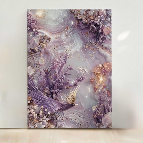 RNXAOPEN Blume Diamond Painting, 5D Blumen Diamond Painting Erwachsene Diamant Malerei DIY Steine Kristall Kunst Bastelnset Erwachsene Anfänger Set, zur Zimmer Wanddeko, Geschenke 30x40cm PjY5479 7-I von RNXAOPEN