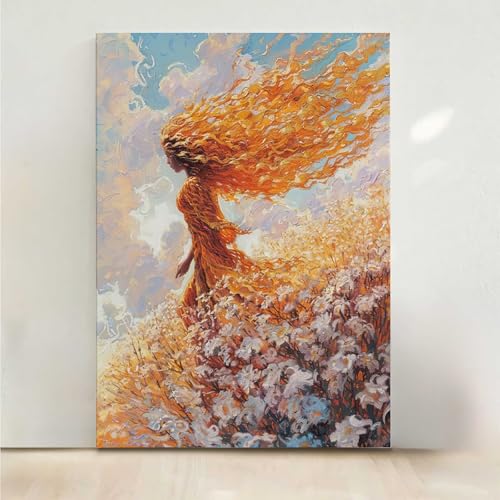 RNXAOPEN Blume Diamond Painting, 5D Blumen Diamond Painting Erwachsene Diamant Malerei DIY Steine Kristall Kunst Bastelnset Erwachsene Anfänger Set, zur Zimmer Wanddeko, Geschenke 30x40cm PjY5553 Q-1 von RNXAOPEN