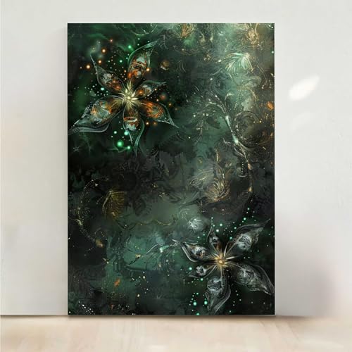 RNXAOPEN Blume Diamond Painting, 5D Blumen Diamond Painting Erwachsene Diamant Malerei DIY Steine Kristall Kunst Bastelnset Erwachsene Anfänger Set, zur Zimmer Wanddeko, Geschenke 40x50CM PjY5767 J-7 von RNXAOPEN