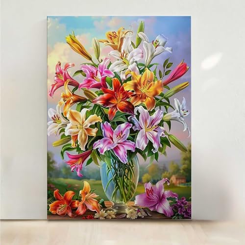 RNXAOPEN Blume Diamond Painting, 5D Blumen Diamond Painting Erwachsene Diamant Malerei DIY Steine Kristall Kunst Bastelnset Erwachsene Anfänger Set, zur Zimmer Wanddeko, Geschenke 50x65CM PjY2877 P-3 RNXAOPEN Blume Diamond Painting, 5D Blumen Diamond Painting Erwachsene Diamant Malerei DIY Steine Kristall Kunst Bastelnset Erwachsene Anfänger Set, zur Zimmer Wanddeko, Geschenke 50x65CM PjY2877 P-3 von RNXAOPEN