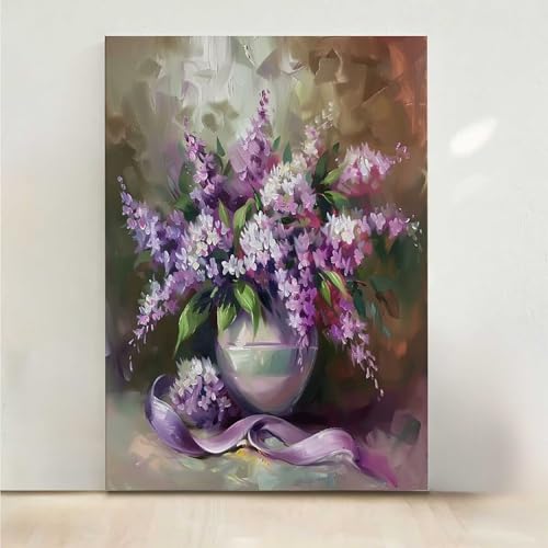 RNXAOPEN Blume Diamond Painting, 5D Blumen Diamond Painting Erwachsene Diamant Malerei DIY Steine Kristall Kunst Bastelnset Erwachsene Anfänger Set, zur Zimmer Wanddeko, Geschenke 70x95CM PjY3391 S-Z von RNXAOPEN