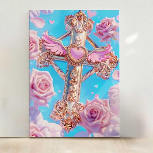 RNXAOPEN Diamond Painting Erwachsene Blume Diamant Painting Bilder Blumen 5D DIY Mosaikherstellung Basteln Erwachsene Anfänger Set für Heim Schlafzimmer Deko Wohnzimmer, Geschenke 60x80cm PjY5470 3-3 von RNXAOPEN