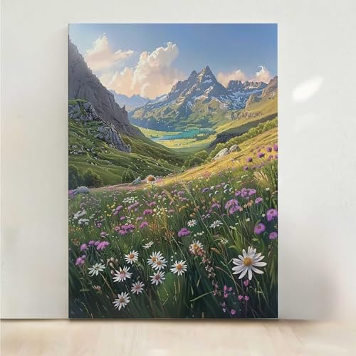 RNXAOPEN Diamond Painting Erwachsene Blumen Diamant Painting Bilder Blume 5D DIY Mosaikherstellung Basteln Erwachsene Anfänger Set für Heim Schlafzimmer Deko Wohnzimmer, Geschenke 50x65CM PjY3304 9-1 von RNXAOPEN