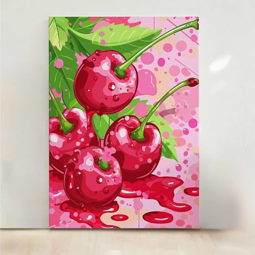 RNXAOPEN Kirsche Diamond Painting, 5D Obst Diamond Painting Erwachsene Diamant Malerei DIY Steine Kristall Kunst Bastelnset Erwachsene Anfänger Set, zur Zimmer Wanddeko, Geschenke 70x95cm PjY3043 4-L RNXAOPEN Kirsche Diamond Painting, 5D Obst Diamond Painting Erwachsene Diamant Malerei DIY Steine Kristall Kunst Bastelnset Erwachsene Anfänger Set, zur Zimmer Wanddeko, Geschenke 70x95cm PjY3043 4-L von RNXAOPEN