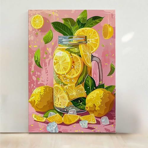RNXAOPEN Zitrone Diamond Painting, 5D Obst Diamond Painting Erwachsene Diamant Malerei DIY Steine Kristall Kunst Bastelnset Erwachsene Anfänger Set, zur Zimmer Wanddeko, Geschenke 30x40cm PjY1941 5-9 RNXAOPEN Zitrone Diamond Painting, 5D Obst Diamond Painting Erwachsene Diamant Malerei DIY Steine Kristall Kunst Bastelnset Erwachsene Anfänger Set, zur Zimmer Wanddeko, Geschenke 30x40cm PjY1941 5-9 von RNXAOPEN