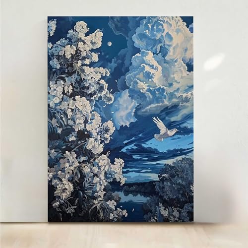 Vogel Diamond Painting, 5D Blume Diamond Painting Erwachsene Diamant Malerei DIY Steine Kristall Kunst Bastelnset Erwachsene Anfänger Set, zur Zimmer Wanddeko, Geschenke für Frauen 40x50cm PjY7981 F-5 Vogel Diamond Painting, 5D Blume Diamond Painting Erwachsene Diamant Malerei DIY Steine Kristall Kunst Bastelnset Erwachsene Anfänger Set, zur Zimmer Wanddeko, Geschenke für Frauen 40x50cm PjY7981 F-5 von RNXAOPEN
