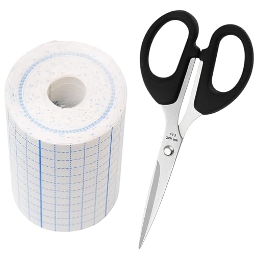 Fixomull Stretch 10 cm x 10 cm – Hautfreundliches Wundpflaster & Rollenpflaster, Atmungsaktiv, Wasserabweisend, latexfrei, Fixierpflaster Rolle, Eine Schere zum leichten Schneiden von RNXSIB