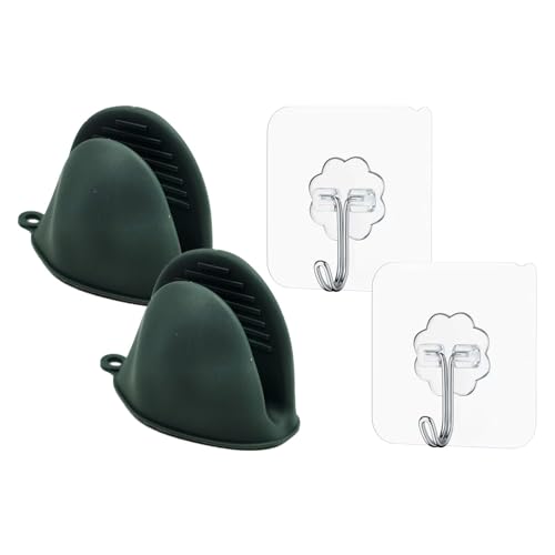 Ofenhandschuhe Silikon, 1 Paar Silikon Ofenhandschuhe Verdicken, Mini Ofenhandschuhe, Silikon Handschuhe Backofen, Silikon Ofenhandschuhe von RNXSIB