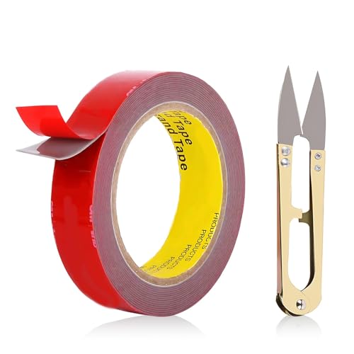 Doppelseitiges Klebeband Extra Stark 3mx20mm, Doppelseitiges Klebeband Hitzebeständig, Extra Stark Wasserdichtes Multifunktionales Montageklebeband klebestreifen für Auto, Wohn, Bürodekor, DIY, Herges Doppelseitiges Klebeband Extra Stark 3mx20mm, Doppelseitiges Klebeband Hitzebeständig, Extra Stark Wasserdichtes Multifunktionales Montageklebeband klebestreifen für Auto, Wohn, Bürodekor, DIY, Herges von RNXSIB