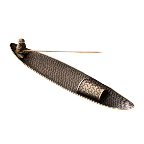 Räucherstäbchen Halter, Räucherstäbchenhalter, Incense Holder, Räucherstäbchen Halterung, chinesisches klassisches Bootsdesign, Ideal Für Meditation Und Yoga, Zinklegierung, 21,8 cm Länge Räucherstäbchen Halter, Räucherstäbchenhalter, Incense Holder, Räucherstäbchen Halterung, chinesisches klassisches Bootsdesign, Ideal Für Meditation Und Yoga, Zinklegierung, 21,8 cm Länge von RNXSIB