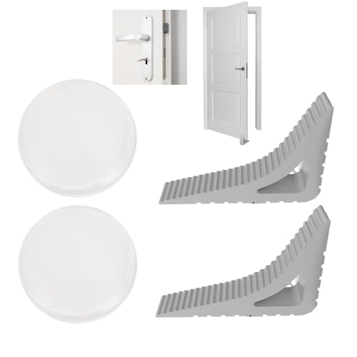 4 Stück Fensterstopper Set, Fensterstopper Beim Lüften, Türstopper Klinke Türklinkenpuffer und Fenster Offenhalter, Perfekt als Fenster Stopper, Ohne Das Erfordernis von Bohrungen Oder Klebstoffen 4 Stück Fensterstopper Set, Fensterstopper Beim Lüften, Türstopper Klinke Türklinkenpuffer und Fenster Offenhalter, Perfekt als Fenster Stopper, Ohne Das Erfordernis von Bohrungen Oder Klebstoffen von RNXSIB