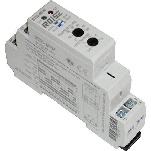 RO/SE STH-60W Schaltschrank - Thermostat -FH 0-60°C mit 3m Sensor, 2 Kontaket Öffnen+Schließen von RO/SE