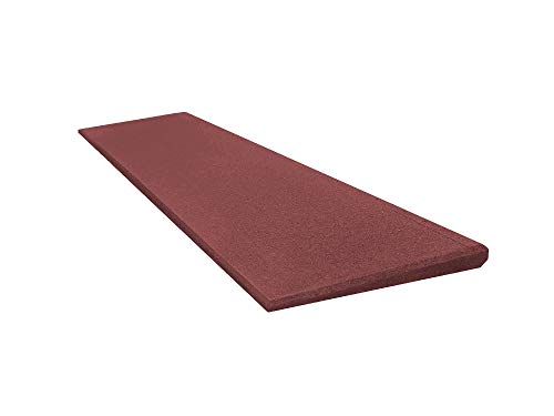 Bordsteinrampe Excellent 25 mm Auffahrrampe Überfahrrampe Erstklassige Schwellenrampe aus Gummigranulat, Made in Germany, Rotbraun Die perfekte Rampe für einfaches Überfahren von Hindernissen. von RO-FLEX