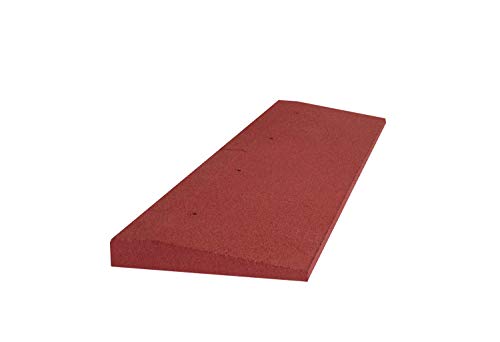 Gummirampe Bordsteinrampe Classic 35 mm Höhe Überfahrrampe Auffahrampe Elegante Schwellenrampe GlamourCurb Ultimative Überfahrrampe Powerlift Rotbraun von RO-FLEX