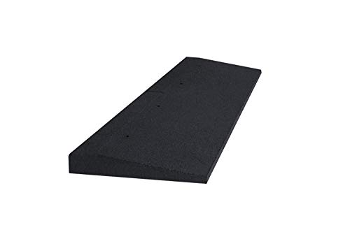 Bordsteinrampe Classic 70 mm Höhe Gummirampe Überfahrrampe Auffahrampe Elegante Schwellenrampe GlamourCurb Ultimative Überfahrrampe Powerlift Schwarz von RO-FLEX