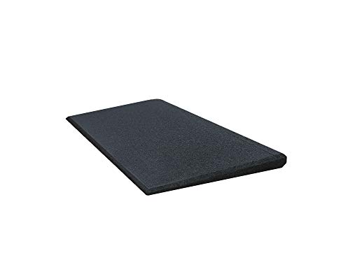 Türschwellenrampe Excellent 500/25 mm hoch aus Gummigranulat hochverdichtet (schwarz) von RO-FLEX