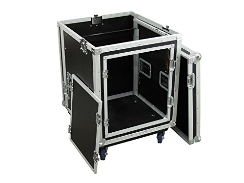 ROADINGER Spezial-Kombi-Case Profi, 10HE mit Rollen | Flightcase mit Rollen von ROADINGER