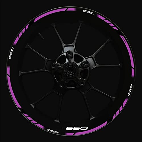 Felgenband Aufkleber-Set Für Vorder- Und Hinterradnabe Verbesserte Dekoration Für Kawasaki Z650 Motorrad Logo Z 650 Felgenaufkleber(Color:11) von ROANNY