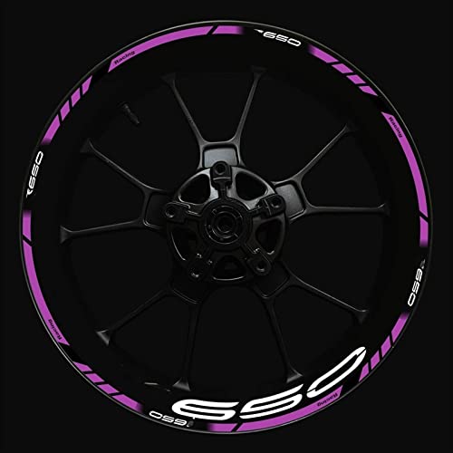 Felgenband Aufkleber-Set Für Vorder- Und Hinterradnabe Verbesserte Dekoration Für Kawasaki Z650 Motorrad Logo Z 650 Felgenaufkleber(Color:21) von ROANNY