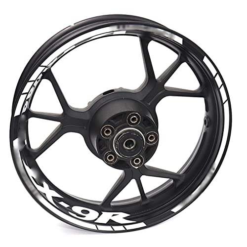 Felgenband Motorrad-Innen- Und Außenradnaben-Aufkleber, Dekorativer Rand, Hochreflektierender Aufkleber Für Kawasaki ZX-9R ZX9R Zx-9r(Color:16) von ROANNY