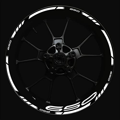 Felgenband Aufkleber-Set Für Vorder- Und Hinterradnabe Verbesserte Dekoration Für Kawasaki Z650 Motorrad Logo Z 650 Felgenaufkleber(Color:15) von ROANNY
