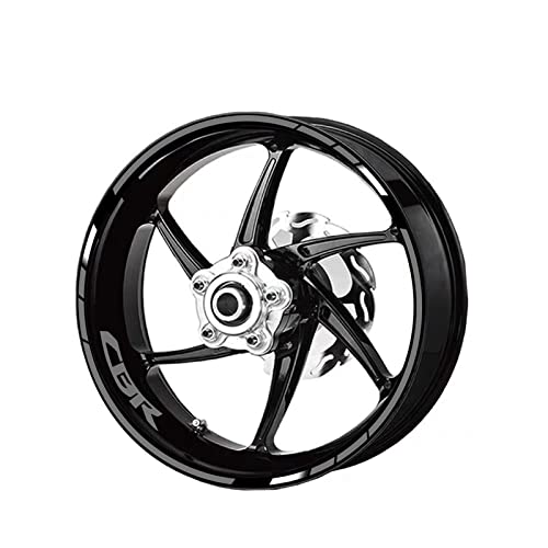 ROANNY Felgenband Motorrad-Nabenaufkleber Felgenaufkleber Streifenaufkleber Für HRC CBR1000RR CBR600RR CBR500R CBR300R CBR250R CBR 650R (Color : 4) von ROANNY